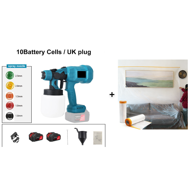 π₯π₯ 50% OFF + Free Shipping! π₯ Cordless Electric Paint Sprayer β Fast, Clean & Ultra-Efficient for Perfect DIY π¨β‘