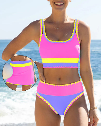 Tummy Control Swimsuits 3 Piece Bathing Suits