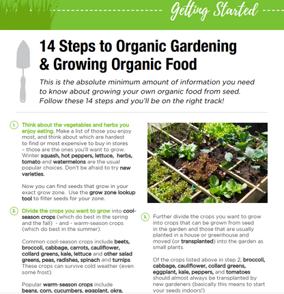 Ebook Organic Vegetables Gardening Grow Guides