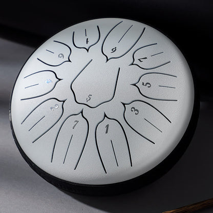 Steel Tongue Drum – 6" 11 Notes for Yoga & Meditation
