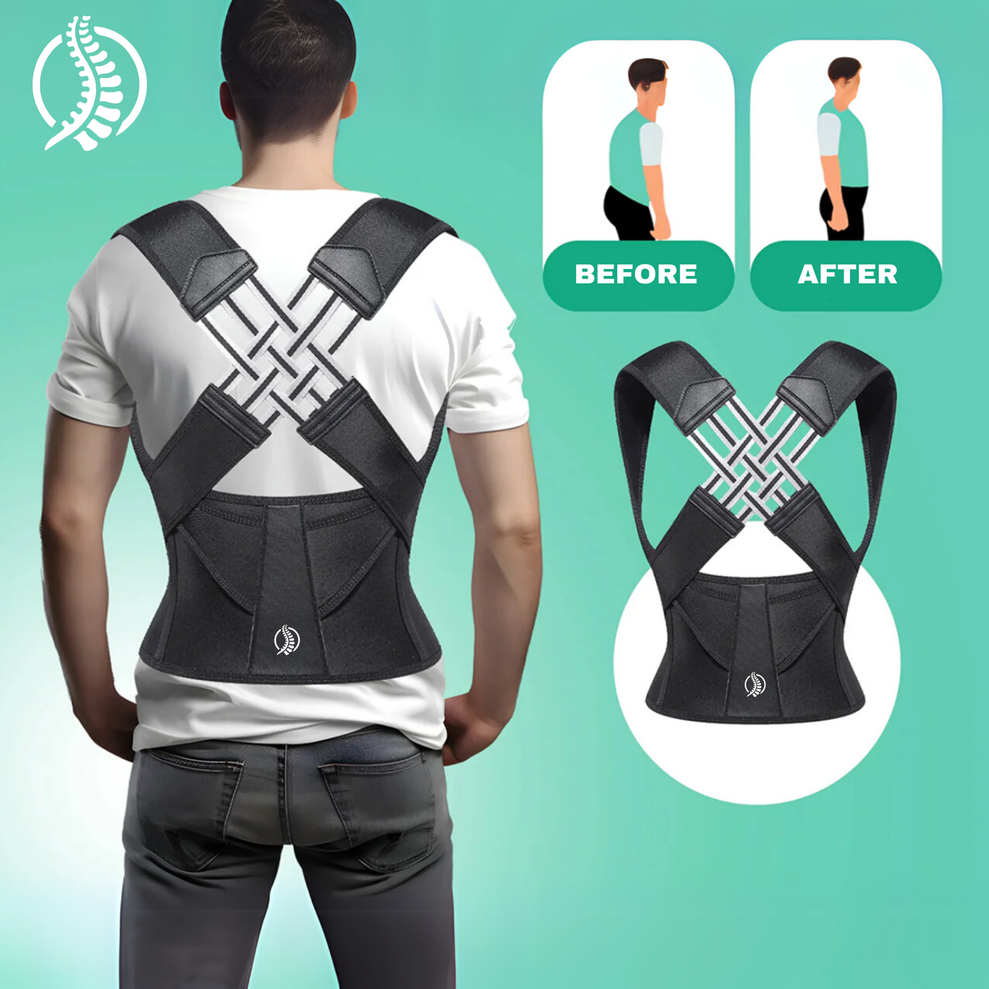 💥Back Posture Stretching Bandage