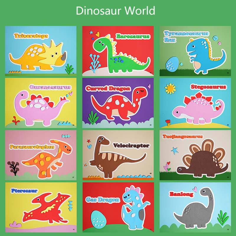 🔄🏠 Reusable Cartoon Adventure! Kids EVA Stickers, Decorate Their World🔥HOT 50% OFF!🎨✨