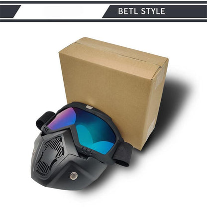 Special mask for welding and cutting (glare protection, protection against UV radiation, anti-dust)