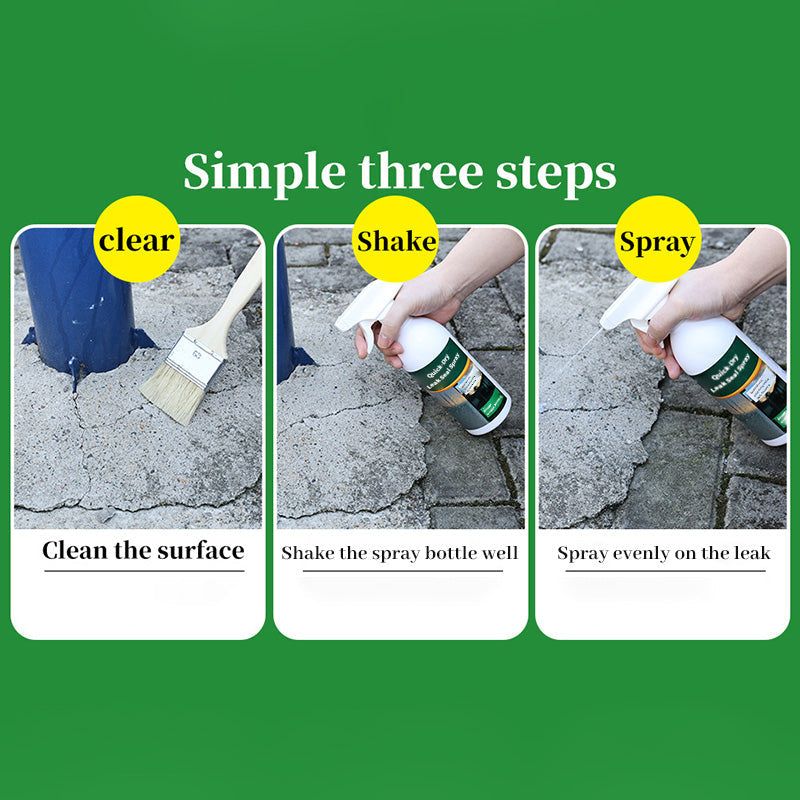 Quick-Dry Transparent Leak Seal Spray