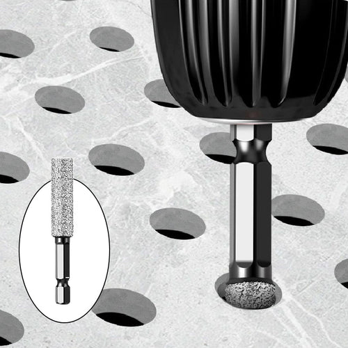 Hex Shank Brazed Hole Opener for Drilling and Grinding