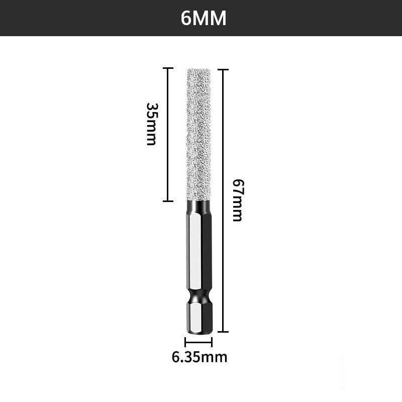 Hex Shank Brazed Hole Opener for Drilling and Grinding