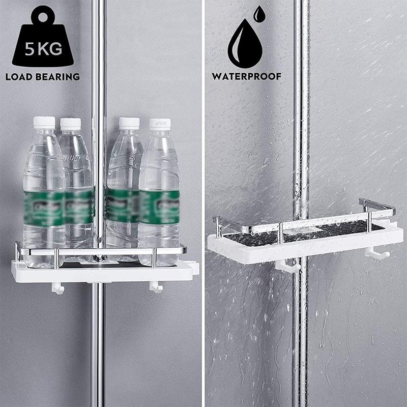 🎅Christmas Sale 50% OFF!!🎁Bathroom Pole Shower Storage Rack Holder🔥