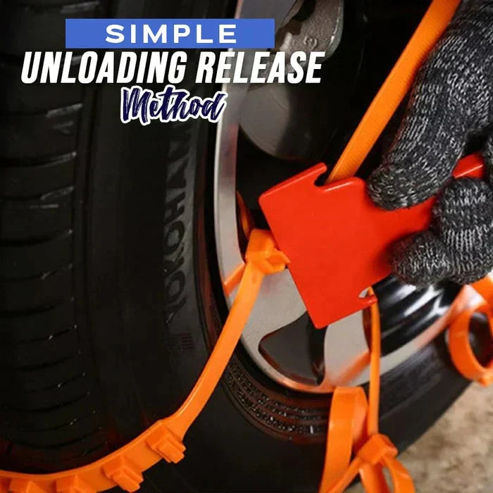 🚨 Instant Safety | Universal Nylon Tire Chains ⚡【50% OFF】