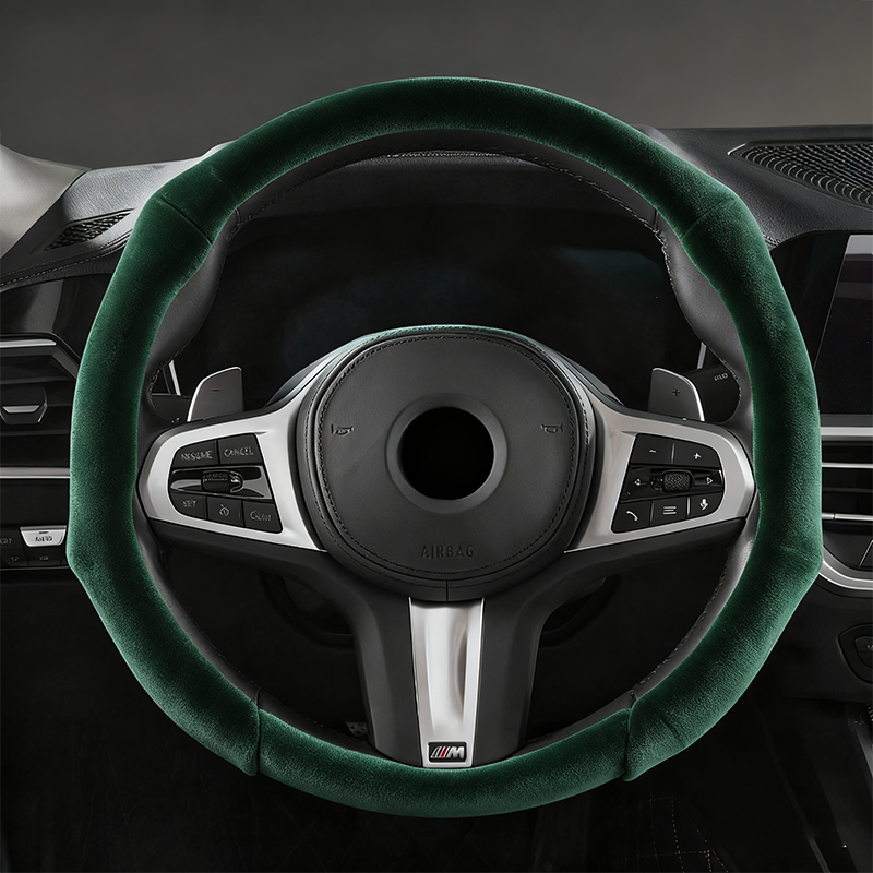 Faux Suede Anti-Slip Steering Wheel Covers