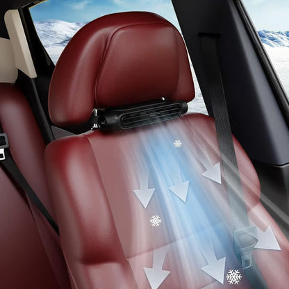 USB Car Headrest Cooling Fan with 3 Speeds