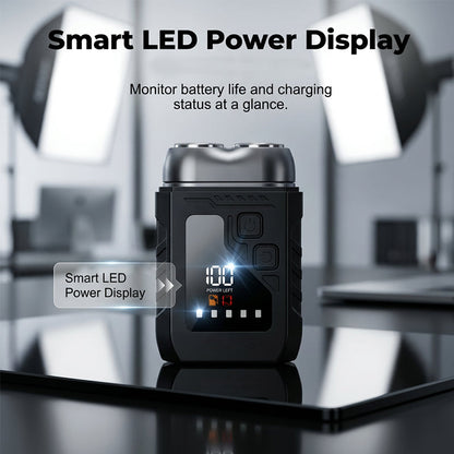 2-In-1 Electric Shaver With Precision Trimmer