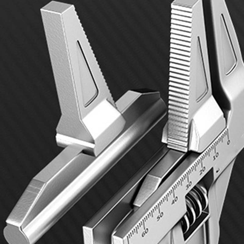 Reversible Wide-Opening Short-Handle Sink Wrench