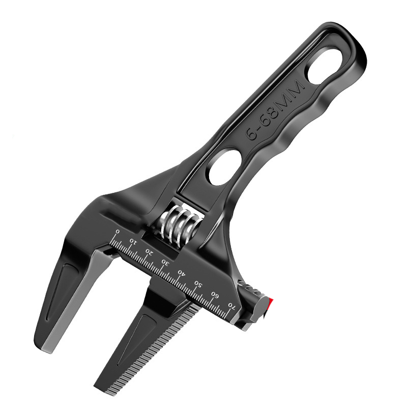 Reversible Wide-Opening Short-Handle Sink Wrench
