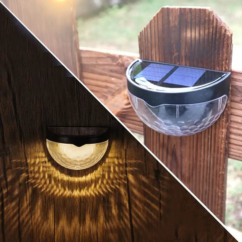 Decorative Solar Waterproof Fence Lights for Outdoor