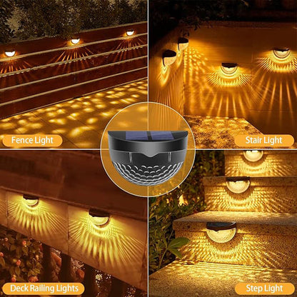 Decorative Solar Waterproof Fence Lights for Outdoor